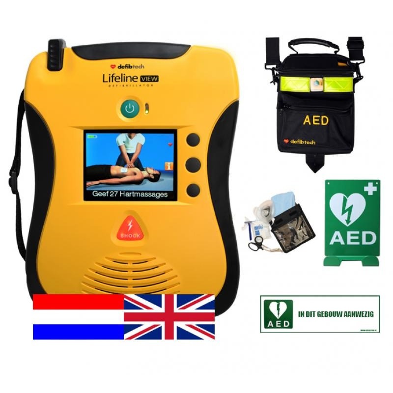 Lifeline VIEW AED Dual NL-EN Combipakket