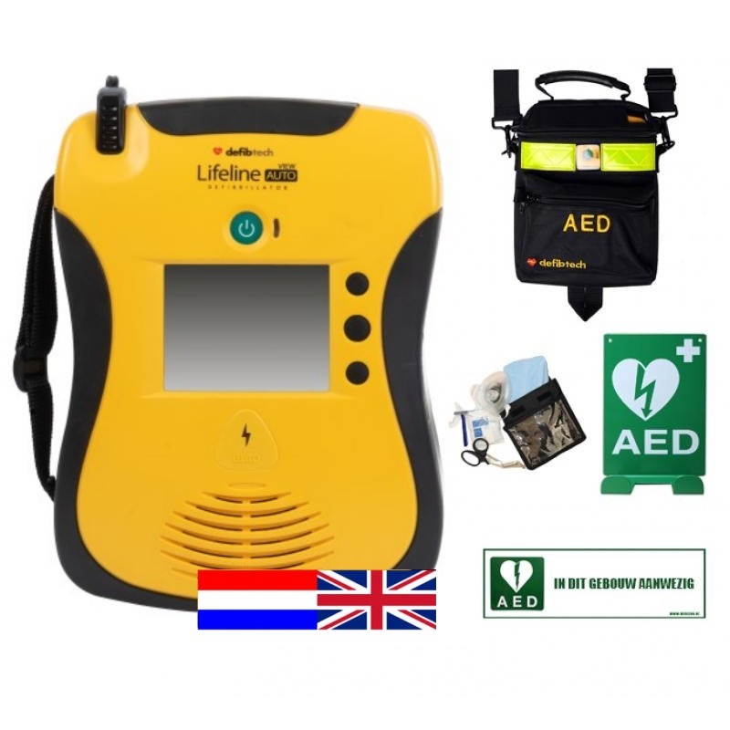 Lifeline VIEW AUTO AED Dual NL-EN Combipakket