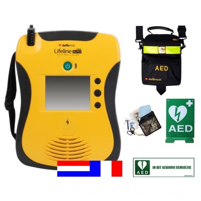 Lifeline VIEW AUTO AED Dual NL-FR Combipakket