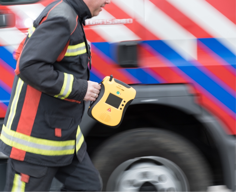 AED bij de brandweer