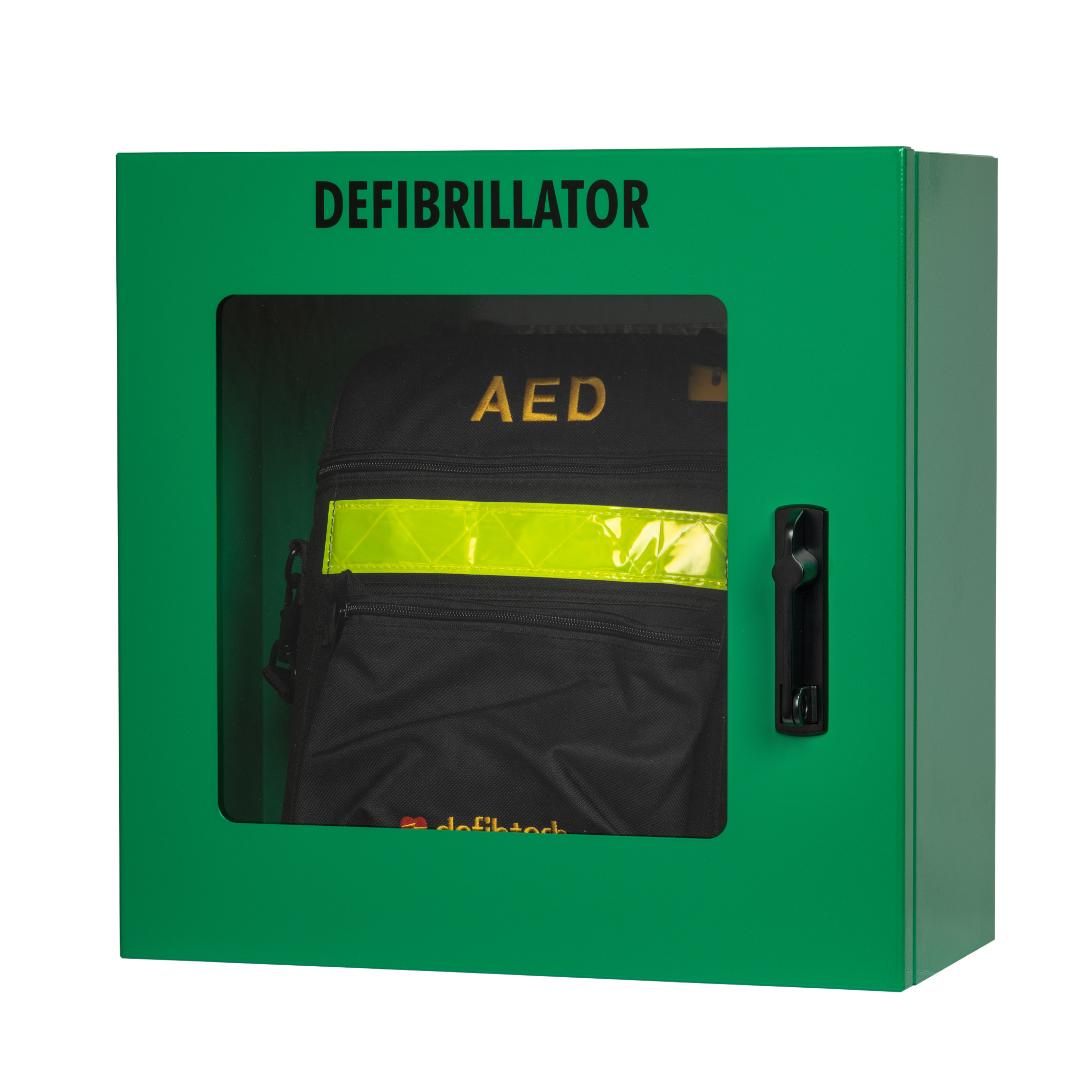 Groene binnenkast met akoestisch alarm